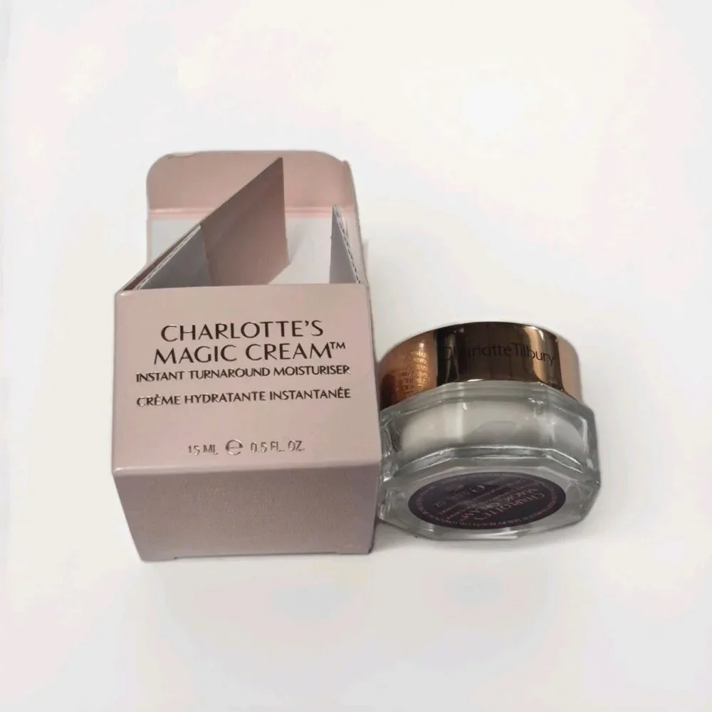 Charlotte Tilbury Magic Cream Instant Turnaround Moisturizer 15ml / 0.5oz New